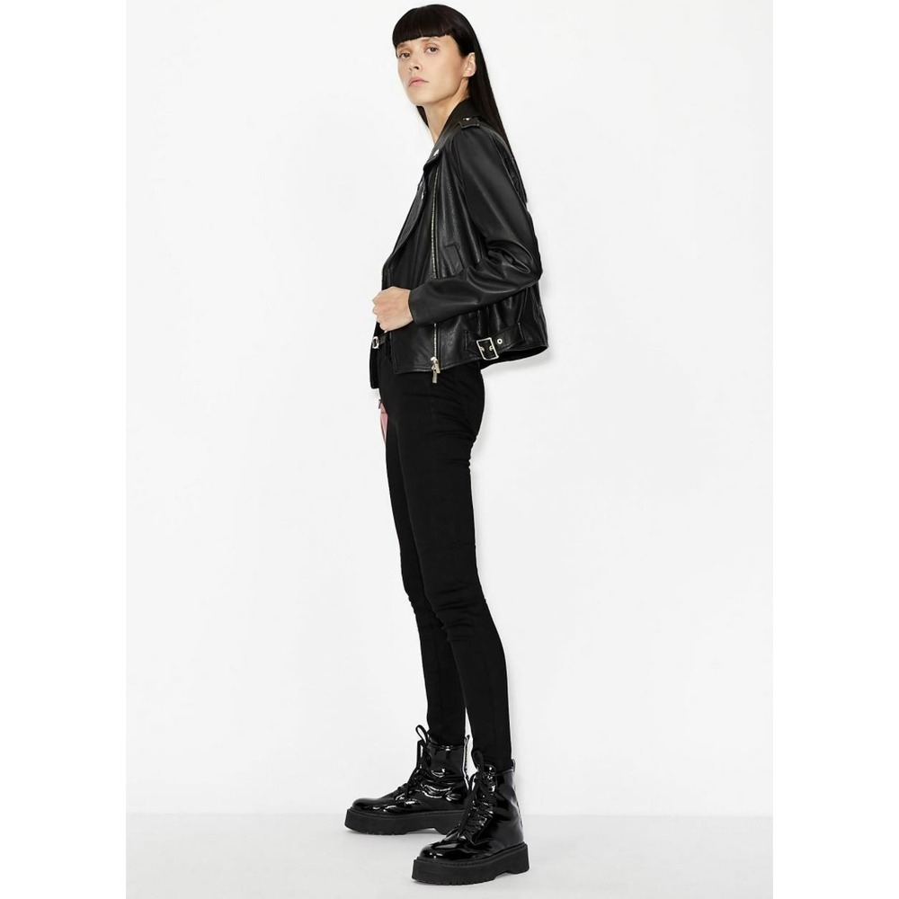 Armani Exchange women jeans skinny 3GYJ01 Y2EDZ PCNX219301069A black 25 $90